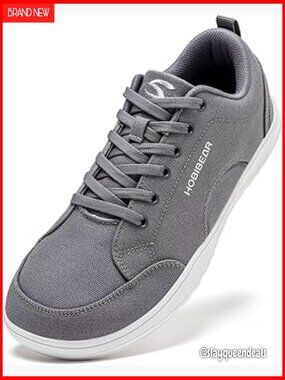Minimalist Barefoot Canvas Sneakers Wide Toe Zero Drop Walking Shoes
